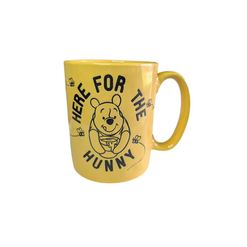 Disney Coffee Mugs, Winnie the Pooh "Here For The Hunny" Ceramic Drinking Cup